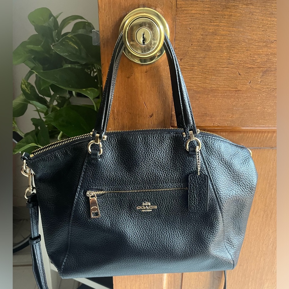 black coach crossbody bag Prairie Satchel